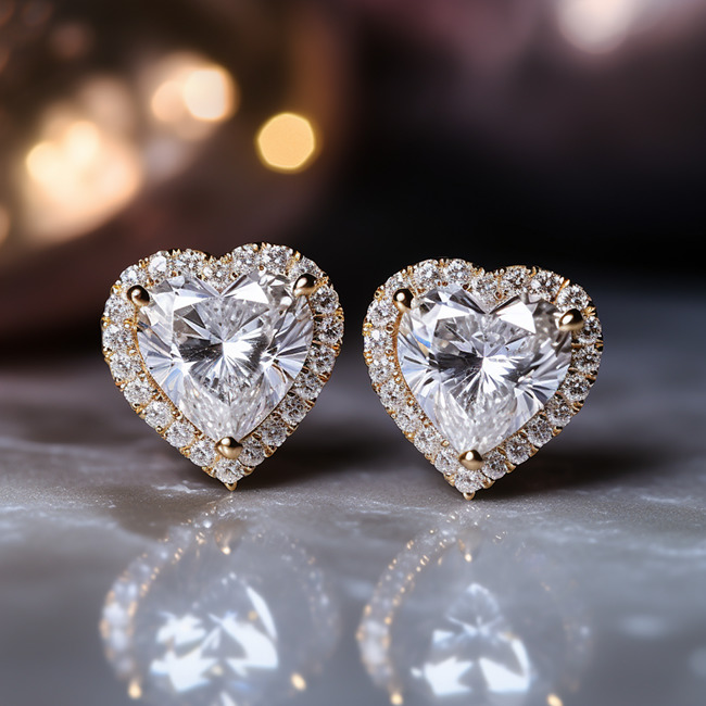 Are lab grown diamond earrings good for sensitive skin