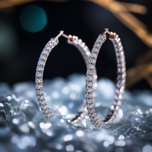 What's the price range for lab grown diamond earrings