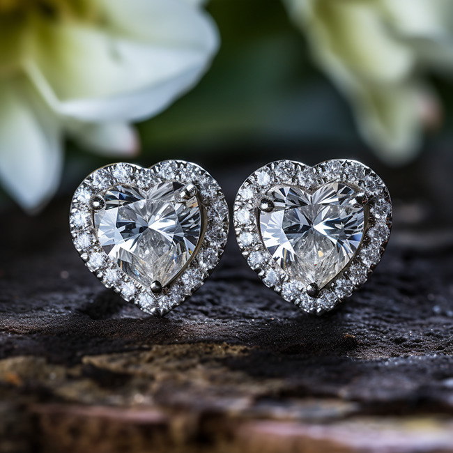 Where can I find vintage-style lab grown diamond earrings