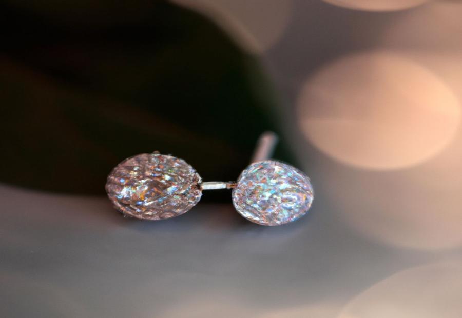 Different styles of lab-grown diamond earrings 